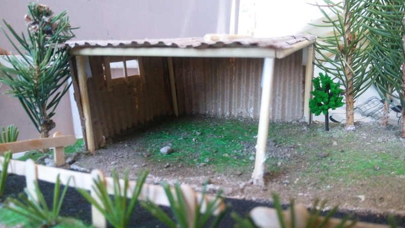 Illustration for article titled My Handmade Diorama For 1:64 Cars